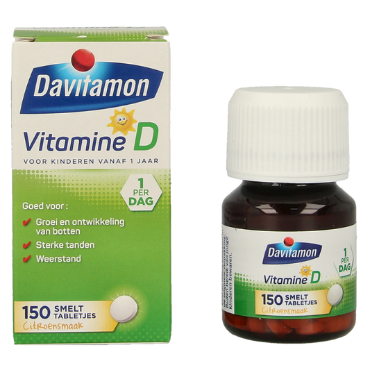 Davitamon Vitamine D kind smelttablet 150 Tabletten