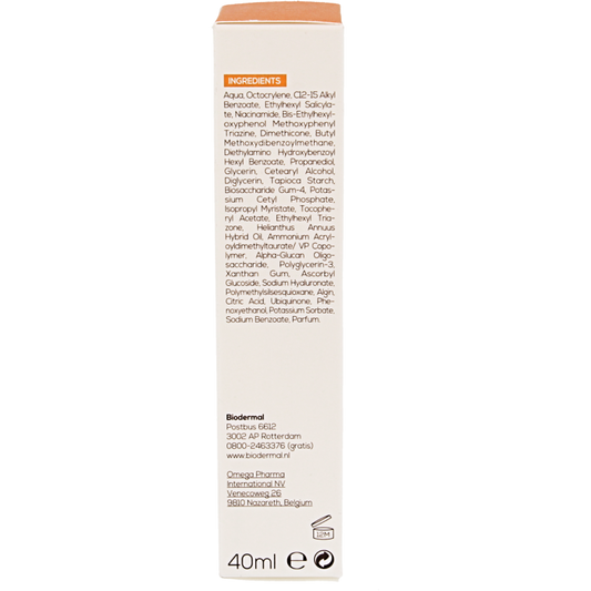 Biodermal Anti-age creme gezicht SPF30 40 Milliliter