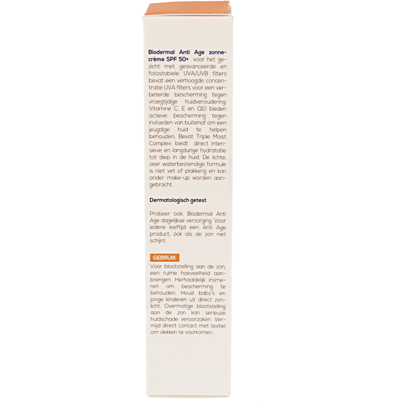 Biodermal Anti age creme gezicht SPF50+ 40 Milliliter