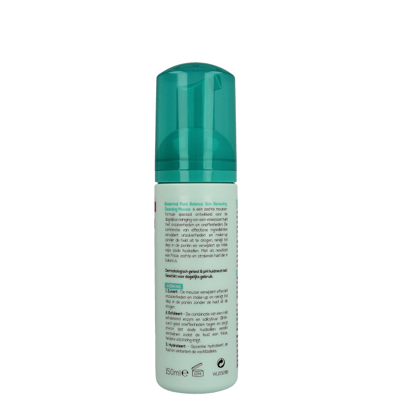 Biodermal Pure balance renewing cleansing mousse 150 Milliliter