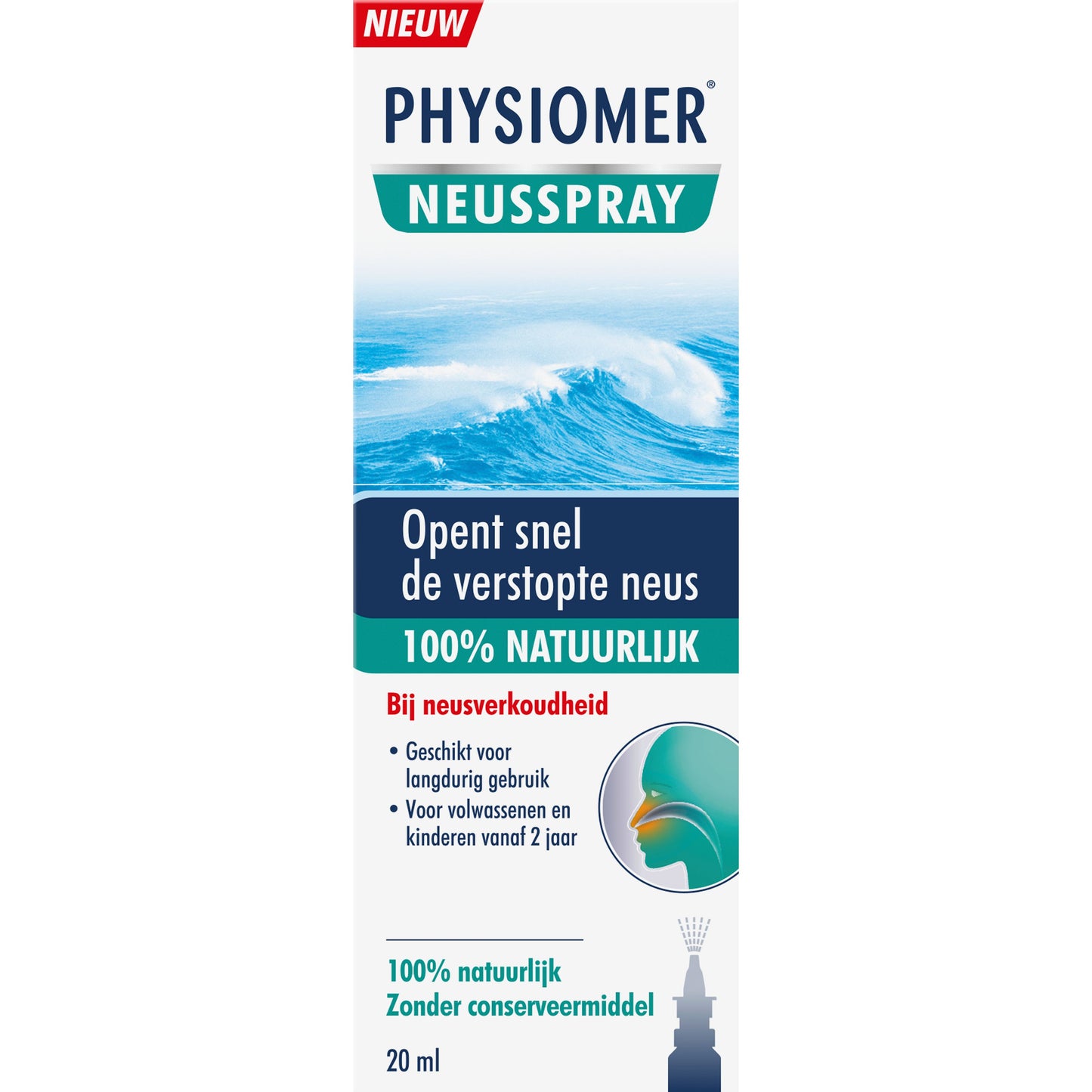 Physiomer Neusspray natuurlijk 20 Milliliter