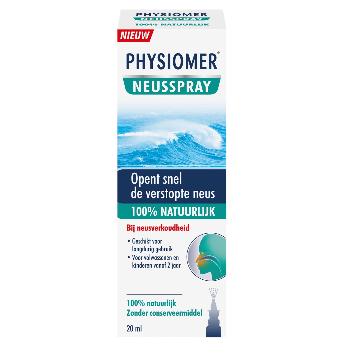 Physiomer Neusspray natuurlijk 20 Milliliter