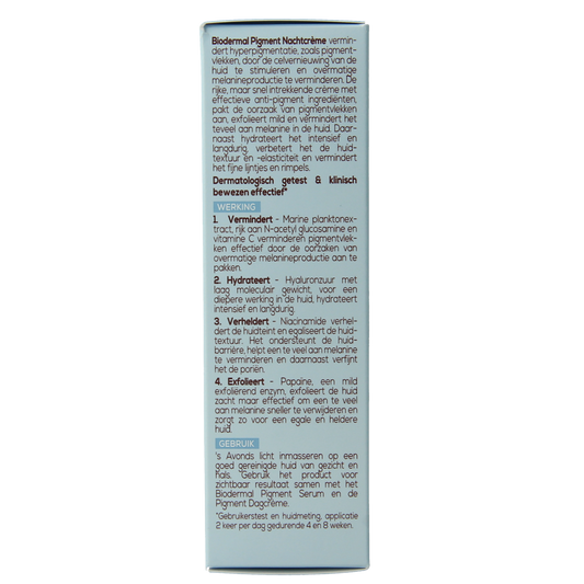 Biodermal Nachtcreme anti pigment 50.00 Milliliter