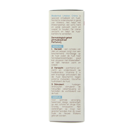 Biodermal Litteken creme 25.00 Milliliter