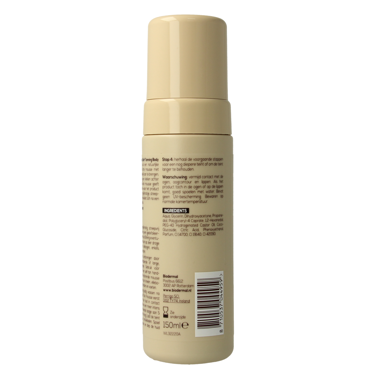 Biodermal Sunkissed self tanning body mousse 150.00 Milliliter
