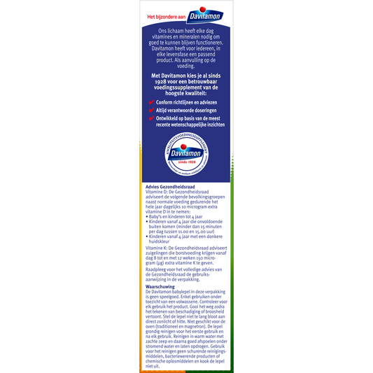 Davitamon Baby vitamine D & K 25mcg 35 Milliliter