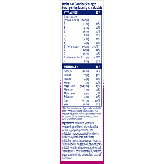 Davitamon Compleet zwanger 60.00 Tabletten