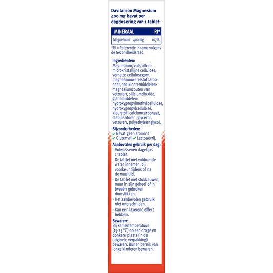 Davitamon Magnesium 400mg 30.00 Tabletten
