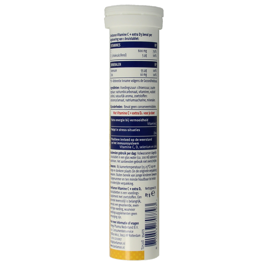 Davitamon Vitamine C & D3 bruistabletten 15 Bruistabletten