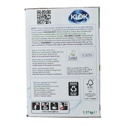 Klok Waspoeder wit 1170 Gram