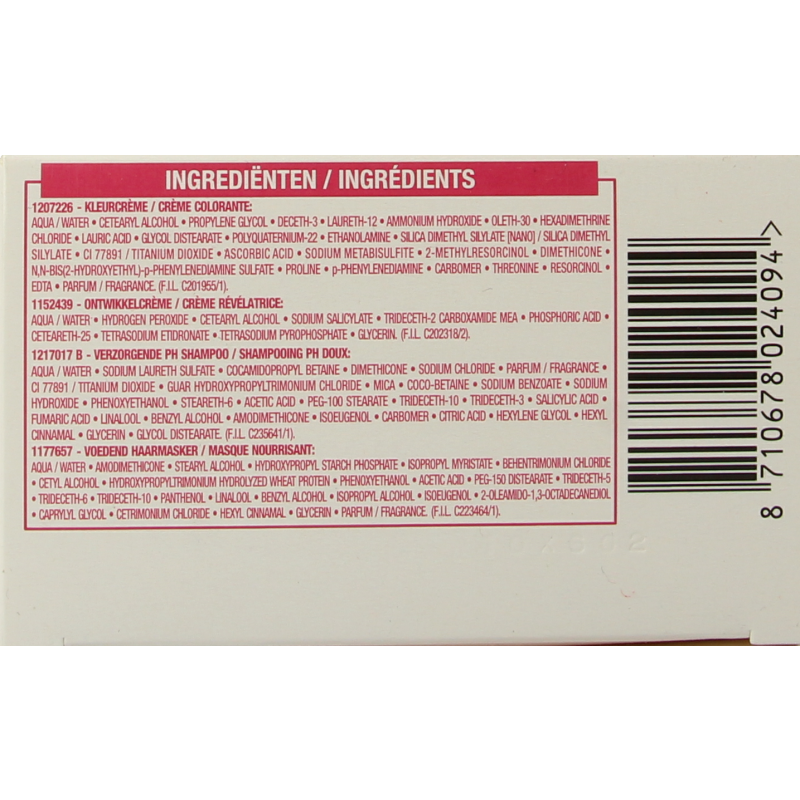 Excellence Excellence 10 Extra lichtblond 1 Set