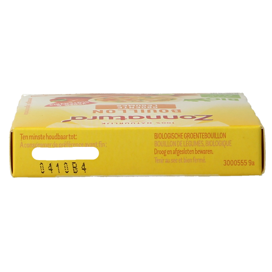 Zonnatura Groentebouillon tablet 11 gram bio 6 Stuks