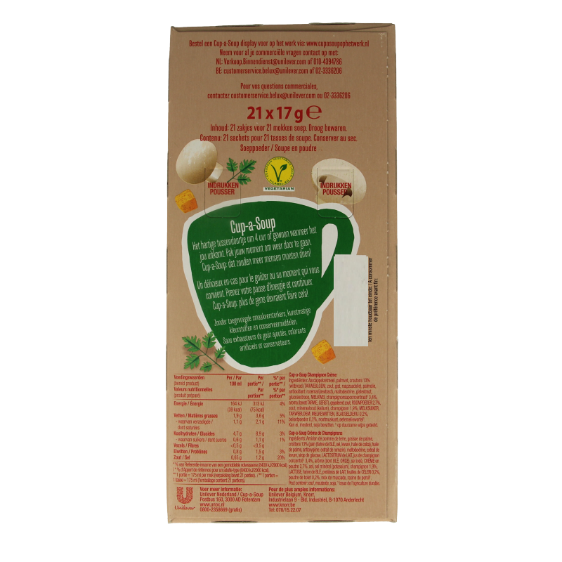 Cup a Soup Champignon soep 21 Zakjes