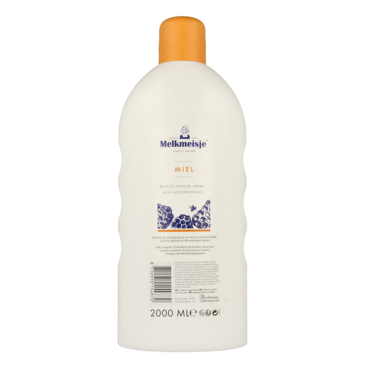 Melkmeisje Bad en douche honing 2.00 Liter