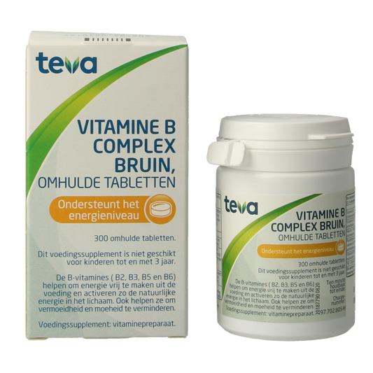 Teva Vitamine B complex bruin los 300 Tabletten