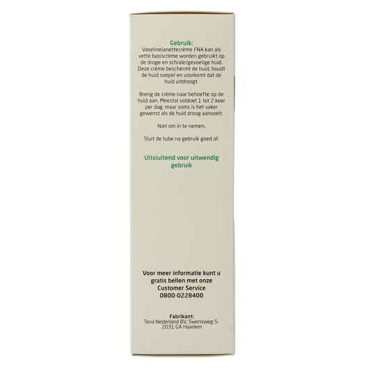 Teva Vaselinelanettecreme FNA 100.00 Gram
