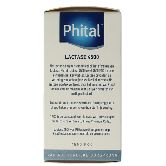 Phital Lactase 4500 50.00 Kauwtabletten