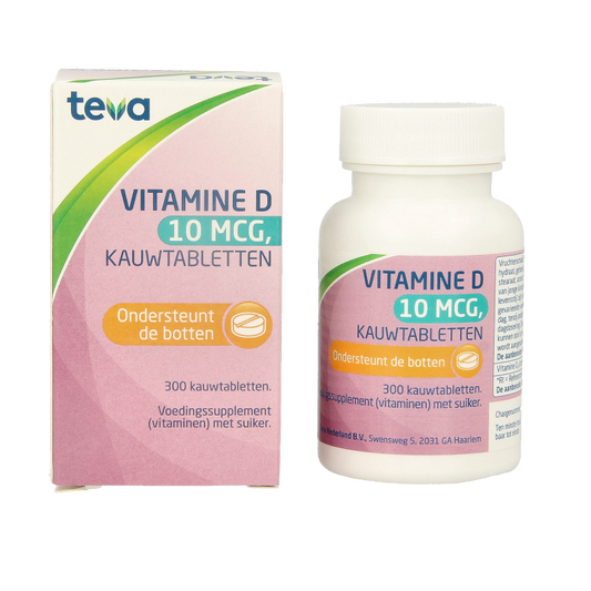 Teva Vitamine D 10 mcg 400IE 300 Tabletten