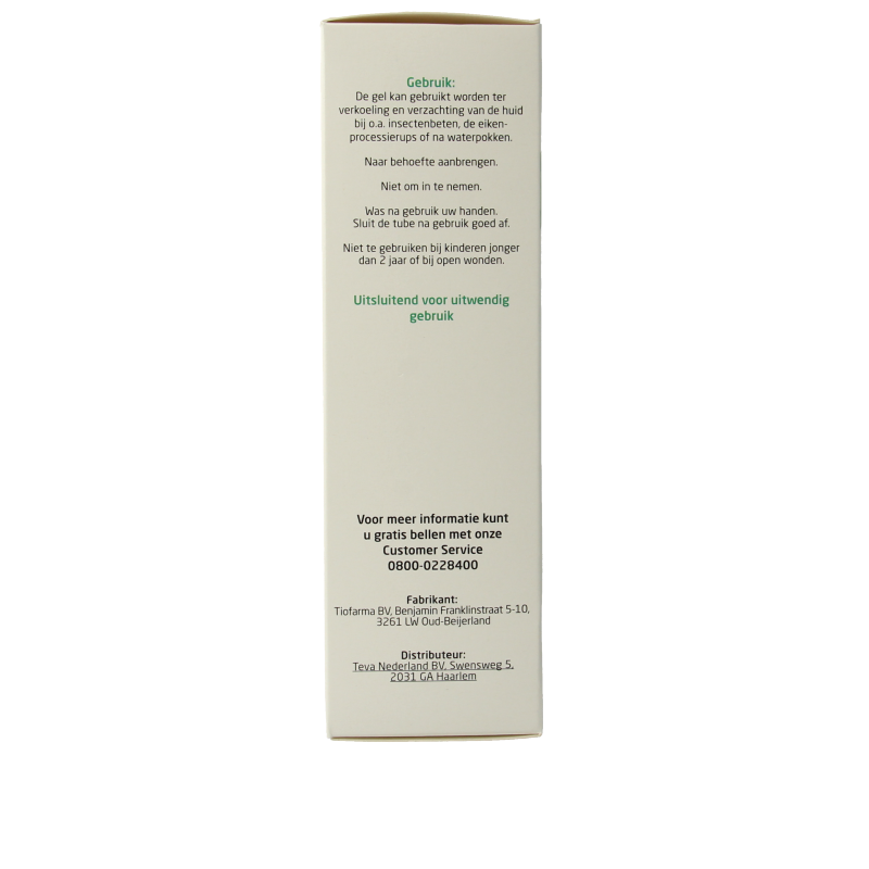 Teva Levomenthol koelgel 1% 100 Gram