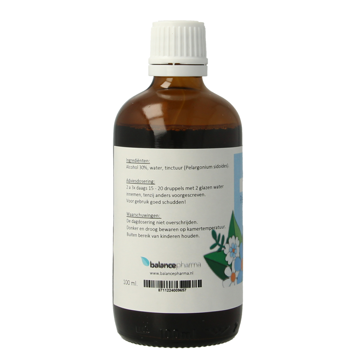 Balancepharma Pelargonium sidoides tincturen 100.00 Milliliter