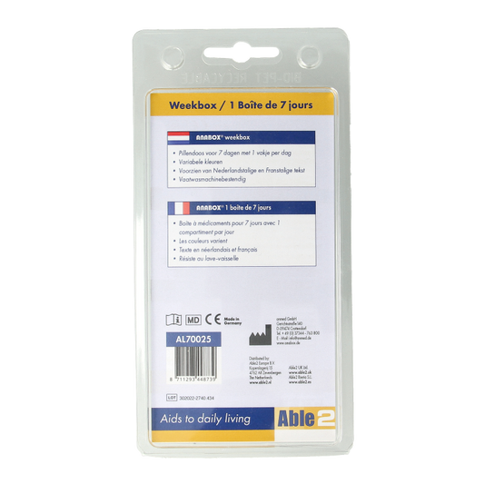 Able 2 Weekbox assorti 1 Stuks