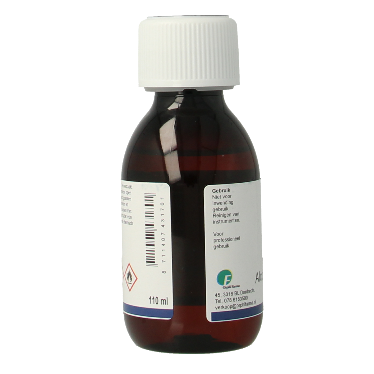 Chempropack Alcohol 70% zuiver 110.00 Milliliter