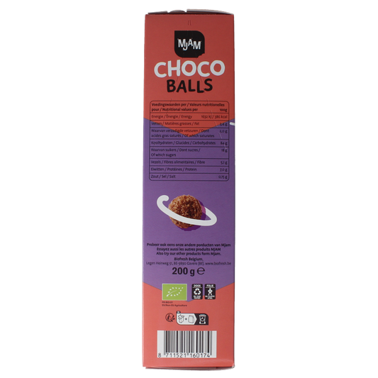 Mjam Choco balls bio 200 Gram