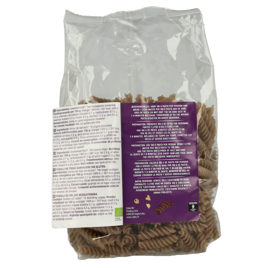 Your Organic Nature Boekweit pasta glutenvrij bio 500 Gram