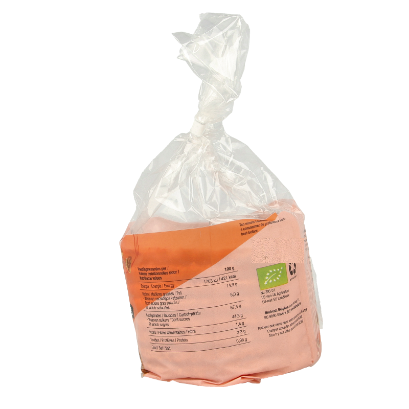 Mjam Stroopwafel karamel zeezout bio 240 Gram