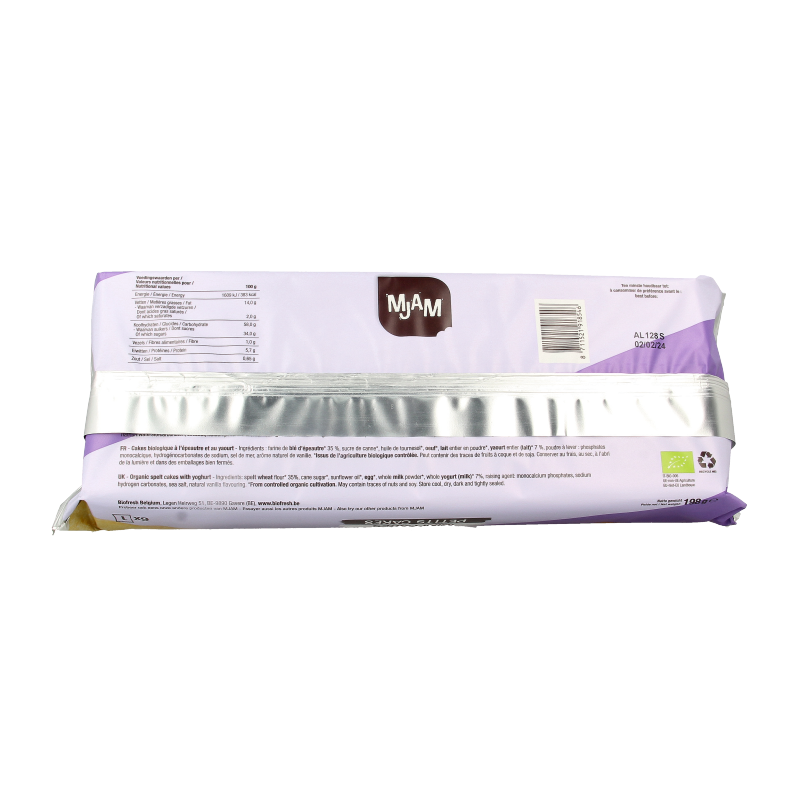 Mjam Mini cakes naturel bio 198 Gram