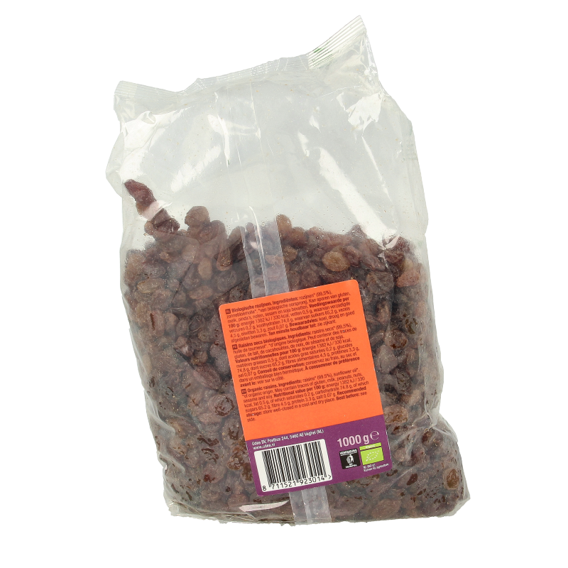 Your Organic Nature Rozijnen sultana bio 1 Kilogram