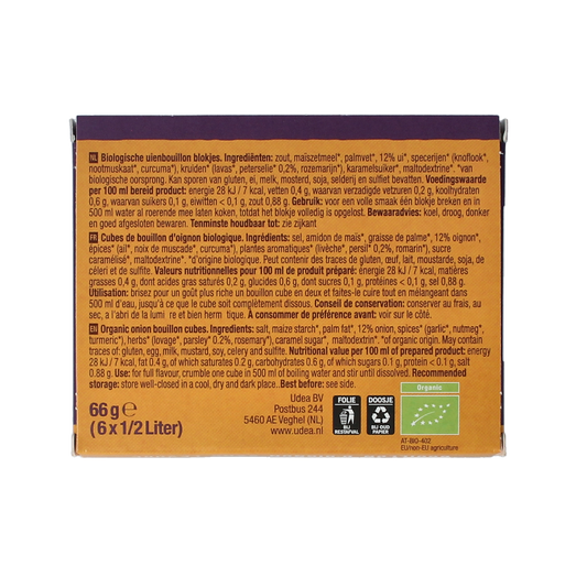 Your Organic Nature Uienbouillon zonder gist bio 6.00 Stuks