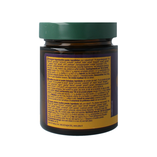 Your Organic Nature Heldere kippenbouillonpoeder zonder gist bio 110 Gram