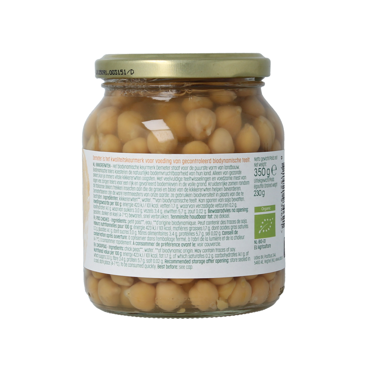 Luna E Terra Kikkererwten bio 350.00 Gram