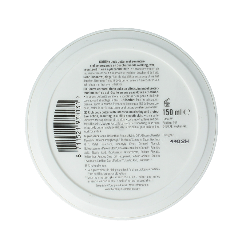 Botanique Body butter kokos 150 Milliliter