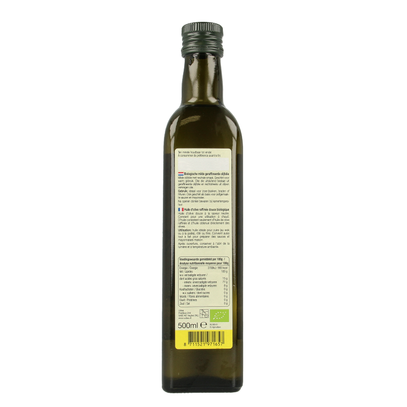 Fertilia Olijfolie mild voor bakken en braden bio 500 Milliliter