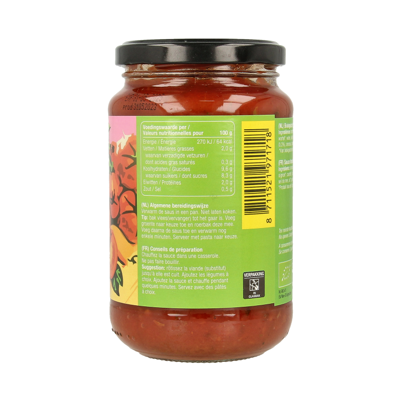 Fertilia Pastasaus basilico bio 350 Gram