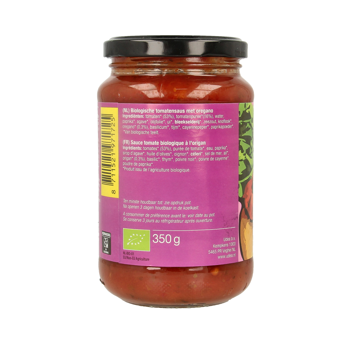 Fertilia Pastasaus oregano bio 350.00 Gram