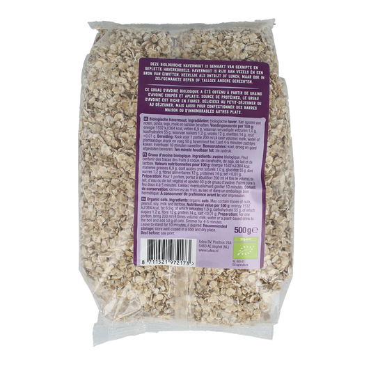 Your Organic Nature Havermout bio 500.00 Gram