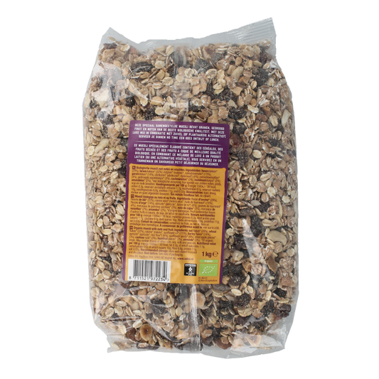 Your Organic Nature Muesli noten vruchten bio 1 Kilogram
