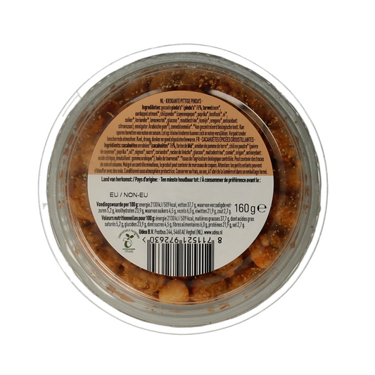 Nice & Nuts Pinda's met katjang pedis geroosterd bio 160.00 Gram