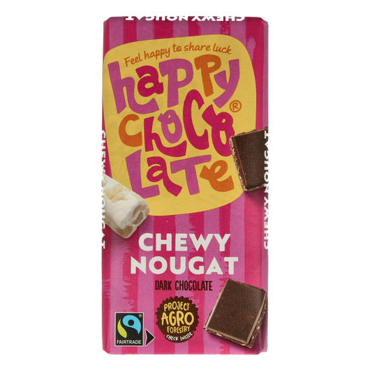 Happy Chocolate Puur nougat bio 100 Gram