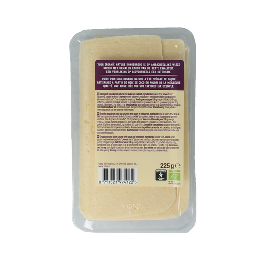 Your Organic Nature Kokosbrood naturel bio 225 Gram