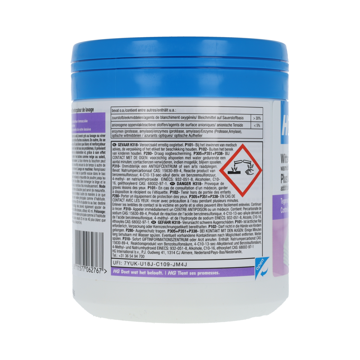 HG Witter dan wit waskrachtversterker 400.00 Gram