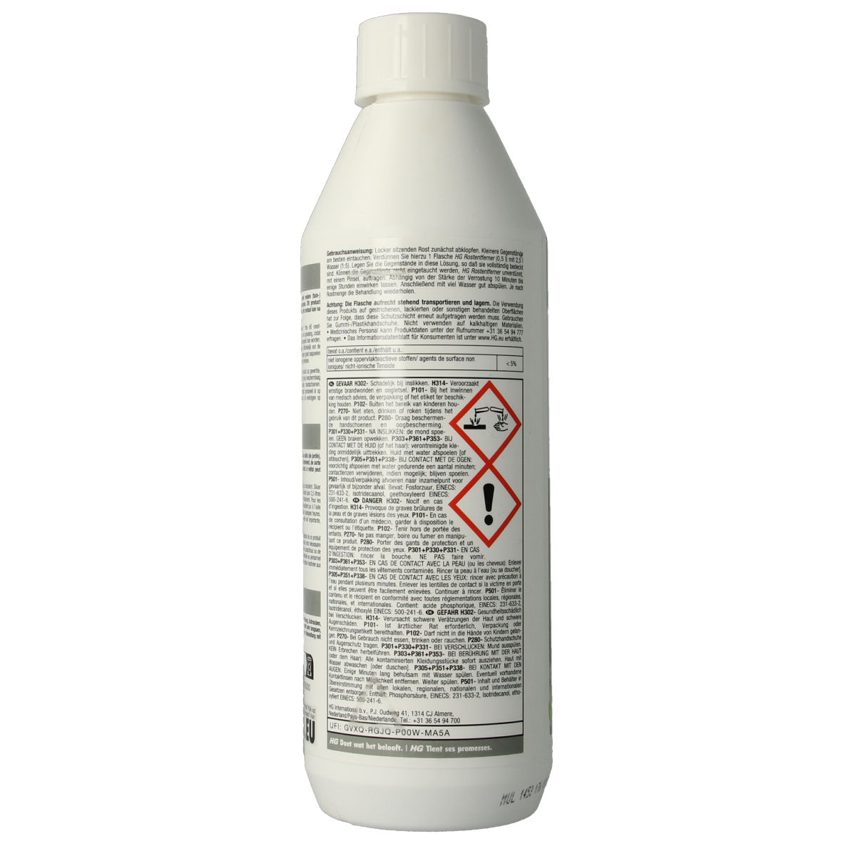HG Roest verwijderaar 500.00 Milliliter