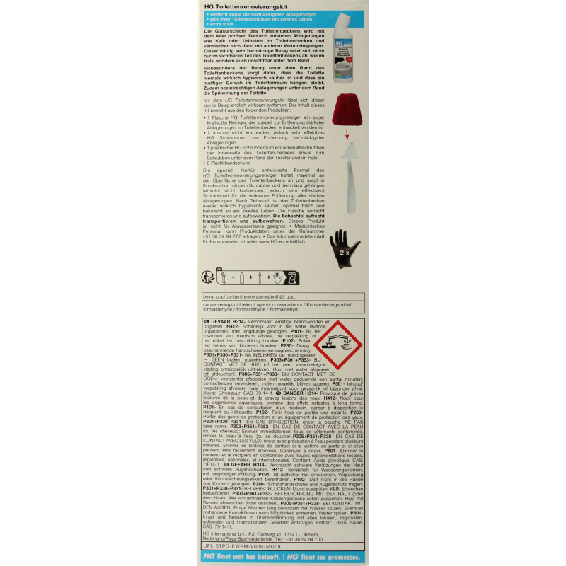 HG Toilet renovatiekit 500 Milliliter