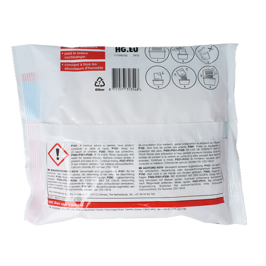HG Refill pearls vochtvanger 400.00 Gram