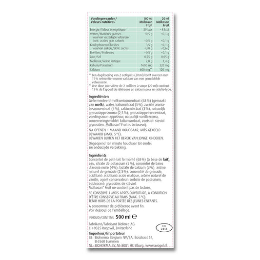 A Vogel Molkosan fruit 500 Milliliter