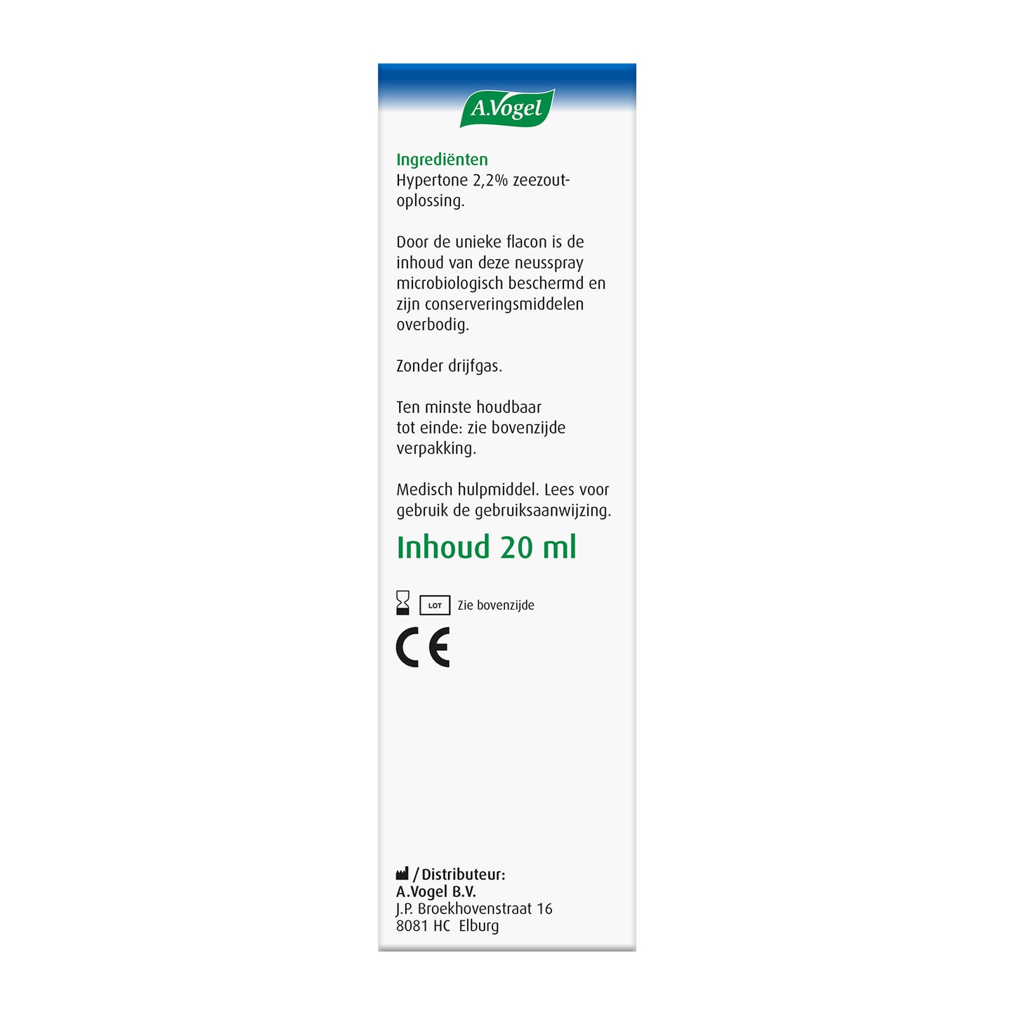 A Vogel Cinuforce neusspray sterk 20 Milliliter