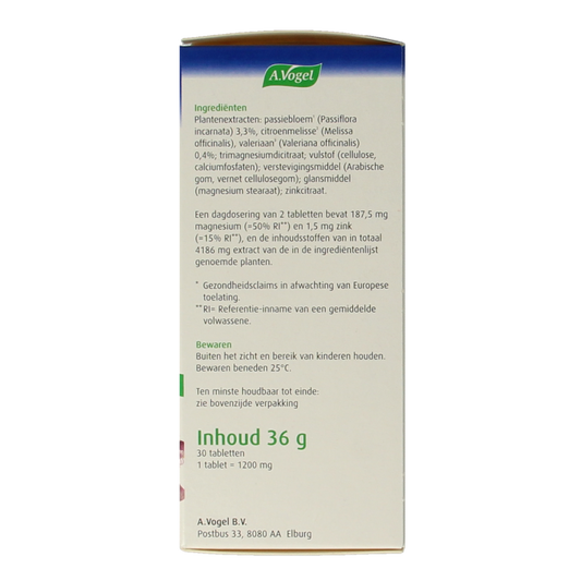 A Vogel Passiflora rustgevende tabl. stemmingswisselingen 30.00 Tabletten